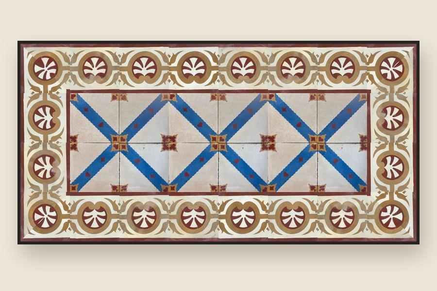 Mesa de hidráulico: Aspas azules