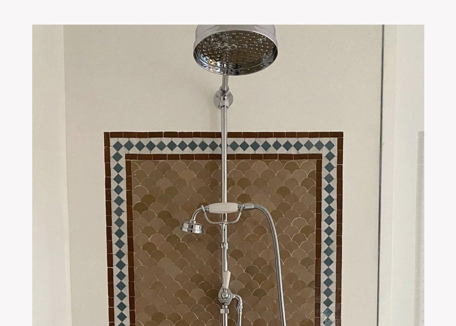 Obra real con zellige instalado, 3